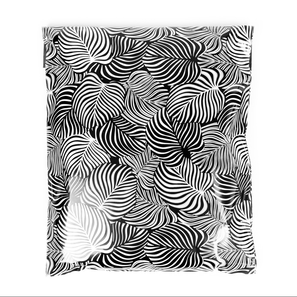 50 10x13 black designer shipping envelope mail new